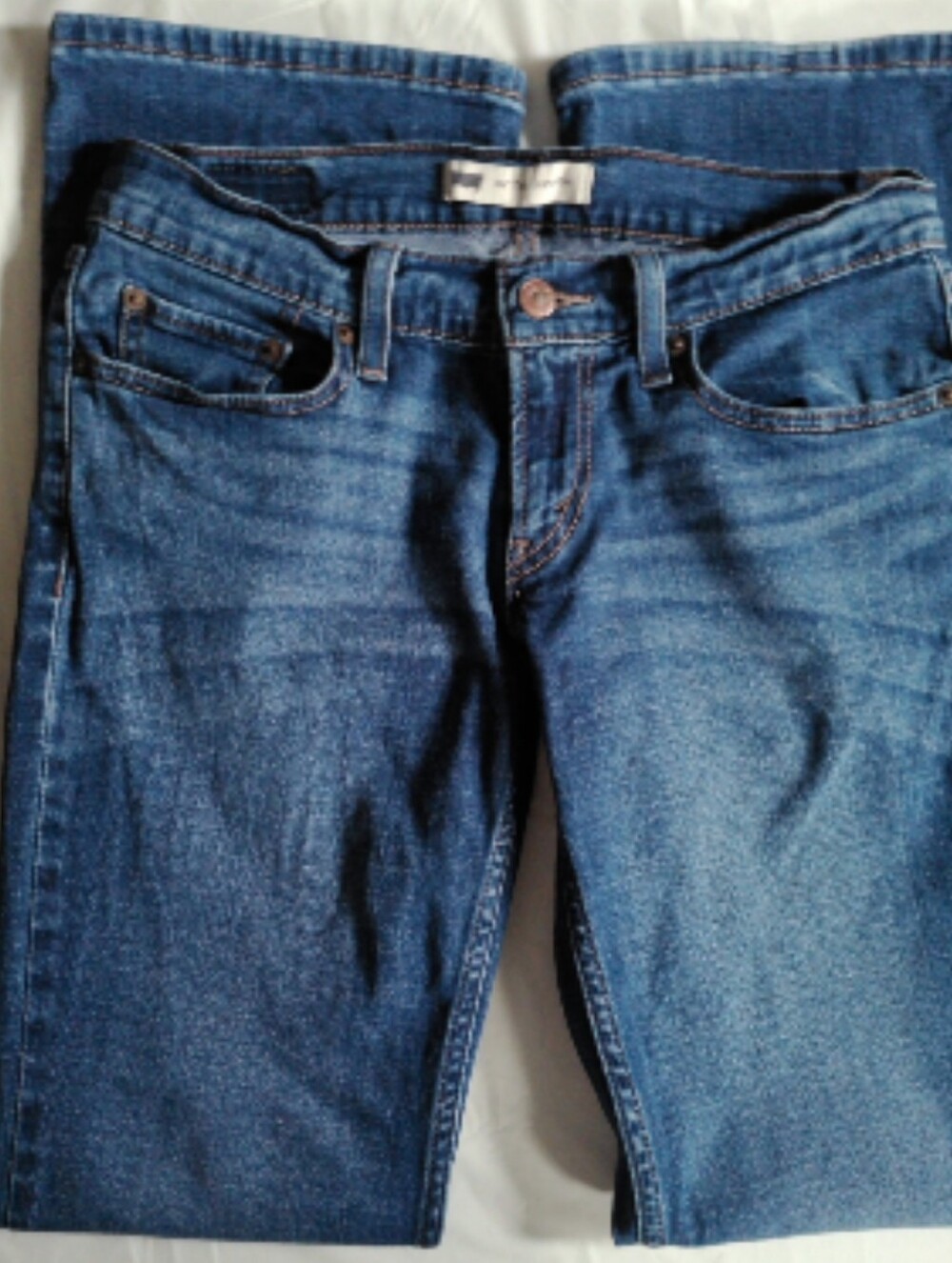 Levi's Classic Blue Straight-Leg 524 Too Super Low Women's Jeans